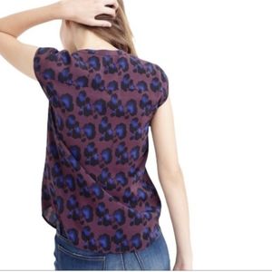 j Crew Silk Blouse print